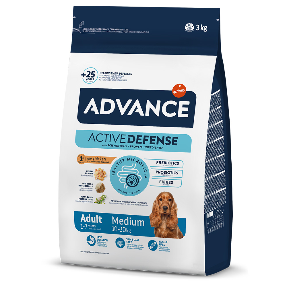 Balenie krmiva Advance Medium Adult