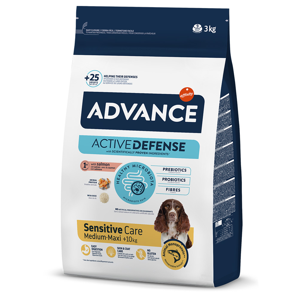 Balenie krmiva Advance Sensitive Adult Salmon & Rice