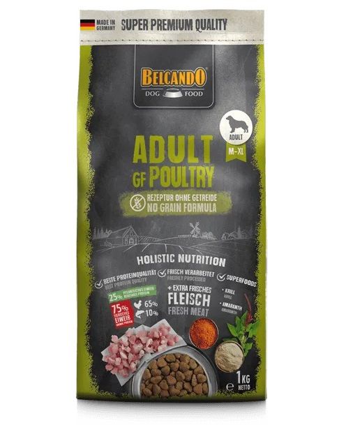 Balenie krmiva Belcando Adult Grain-Free