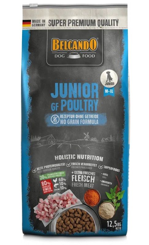 Balenie krmiva Belcando Junior Grain-free Poultry