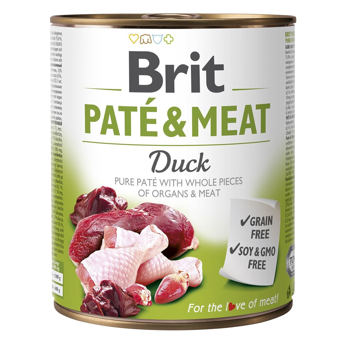 Balenie krmiva Brit Paté & Meat - kačacie