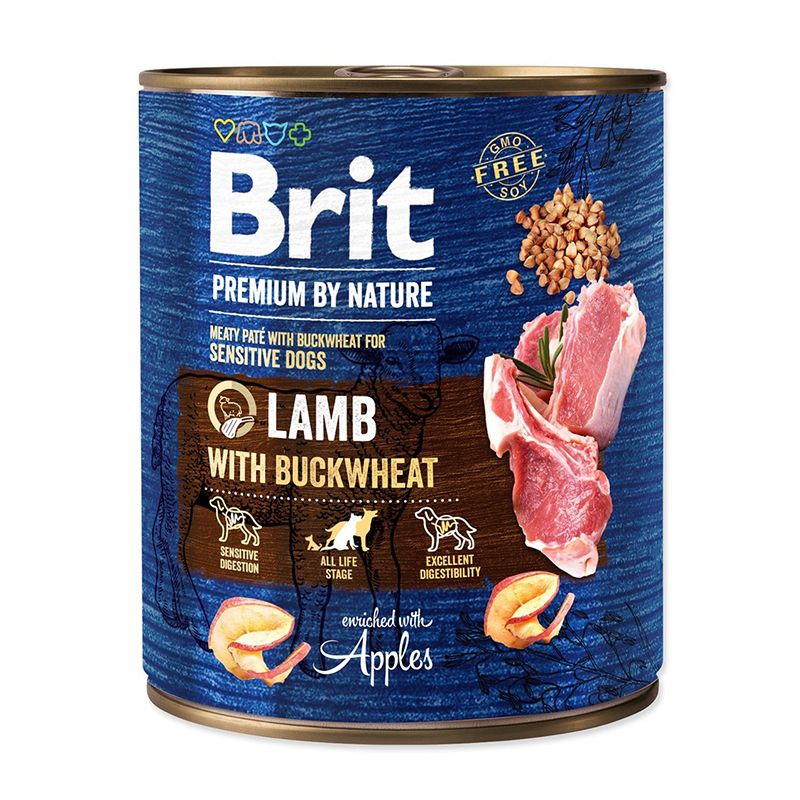 Balenie krmiva Brit Premium by Nature Jahňacie mäso s pohánkou