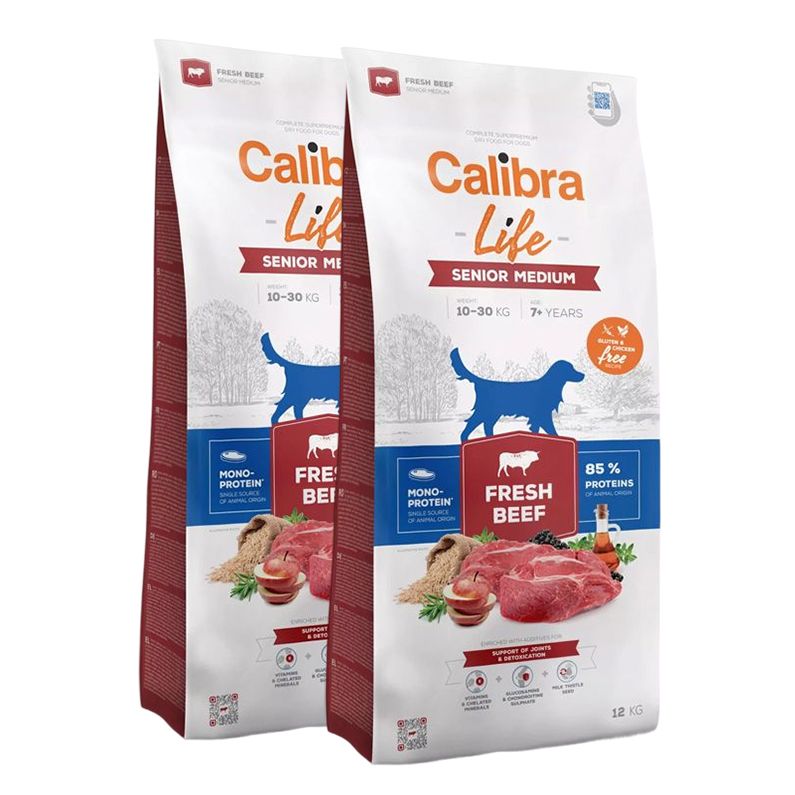 Balenie krmiva Calibra Life Senior Medium Breed Fresh Beef