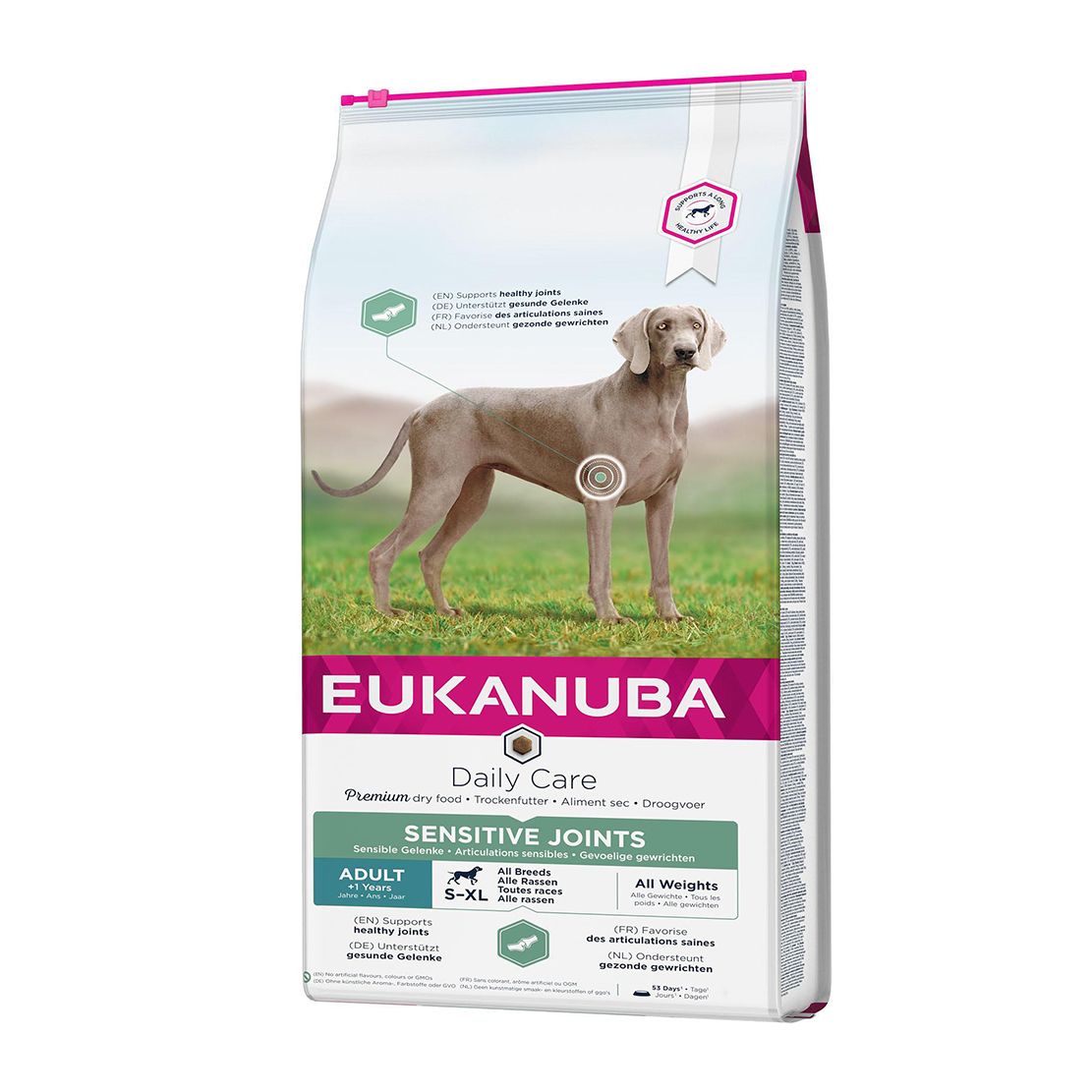 Balenie krmiva Eukanuba Special Care Sensitive Joints Adult