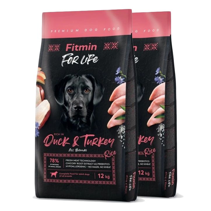 Balenie krmiva Fitmin For Life Duck & Turkey