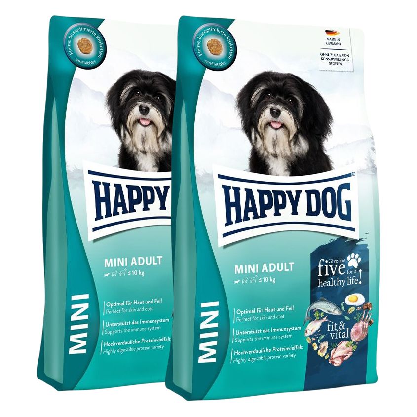 Balenie krmiva Happy Dog fit & vital Mini Adult