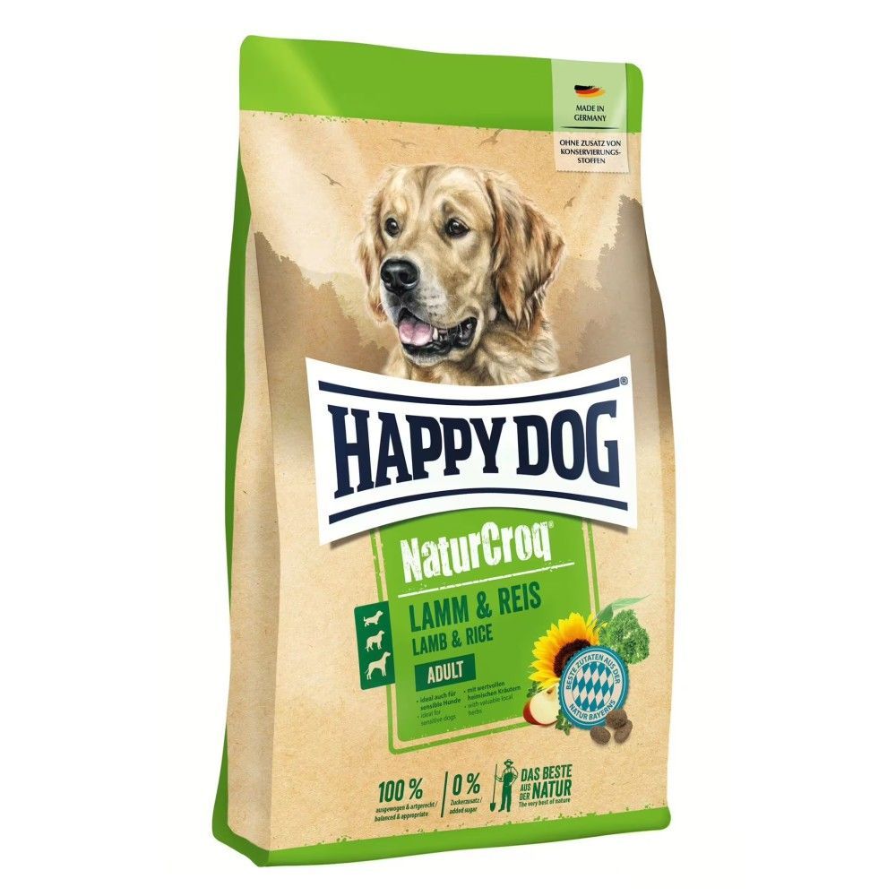 Balenie krmiva Happy Dog NaturCroq jahňacie & ryža