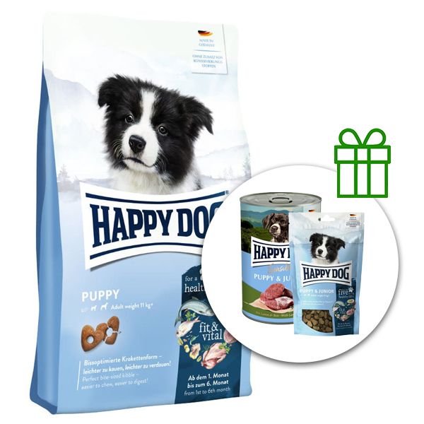 Balenie krmiva Happy Dog Supreme fit & vital Puppy