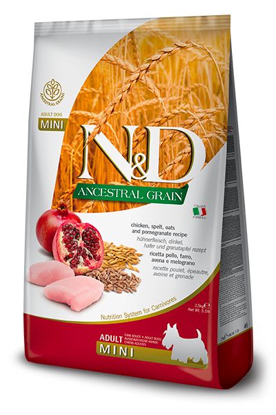 Balenie krmiva N&D Low Grain Mini Chicken & Pomegranate
