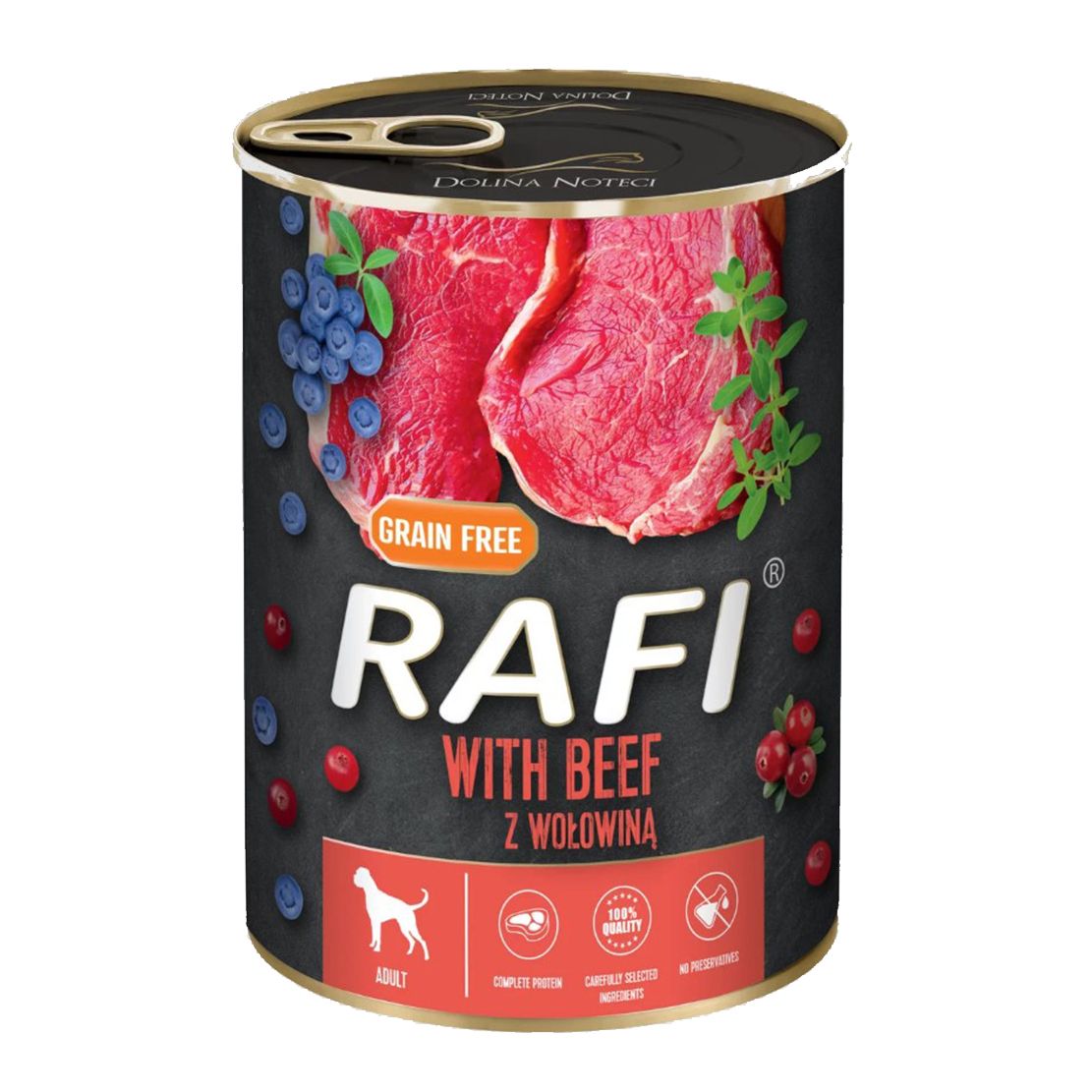 Balenie krmiva Rafi Dog hovädzie