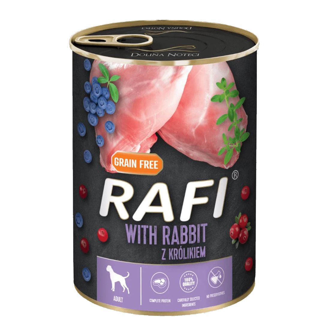 Balenie krmiva Rafi Dog králičie