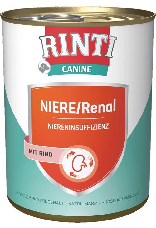 Balenie krmiva Rinti Canine Kidney/Renal s hovädzím