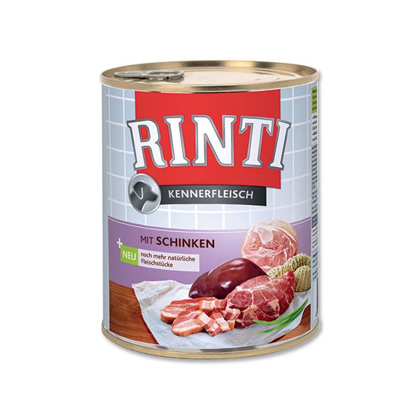 Balenie krmiva Rinti Kennerfleisch Šunka
