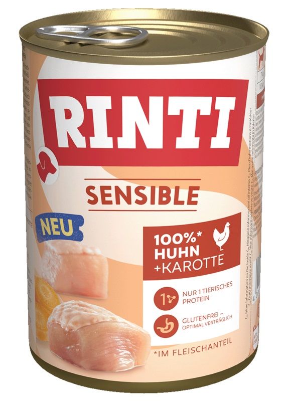 Balenie krmiva Rinti Sensible Kuracie a mrkva