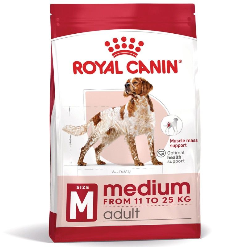 Balenie krmiva Royal Canin Medium Adult