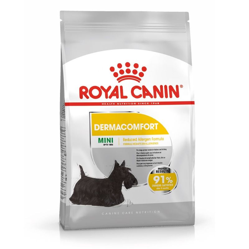 Balenie krmiva Royal Canin Mini Dermacomfort